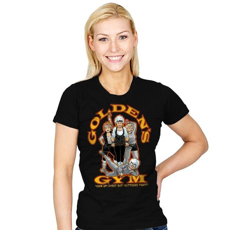 Golden's Gym - Womens T-Shirts RIPT Apparel Small / Black