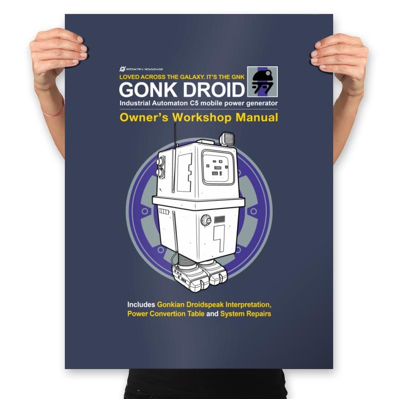 Gonk Manual - Prints Posters RIPT Apparel 18x24 / Navy