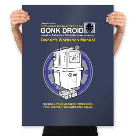 Gonk Manual - Prints Posters RIPT Apparel 18x24 / Navy