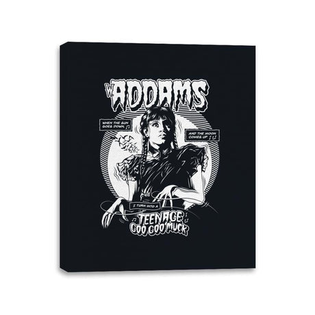 GOO GOO MUCK - Canvas Wraps Canvas Wraps RIPT Apparel 11x14 / Black