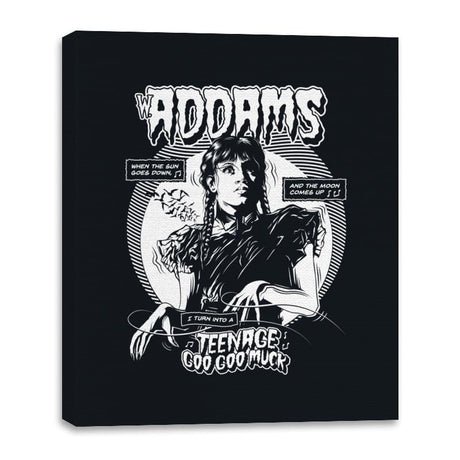 GOO GOO MUCK - Canvas Wraps Canvas Wraps RIPT Apparel 16x20 / Black