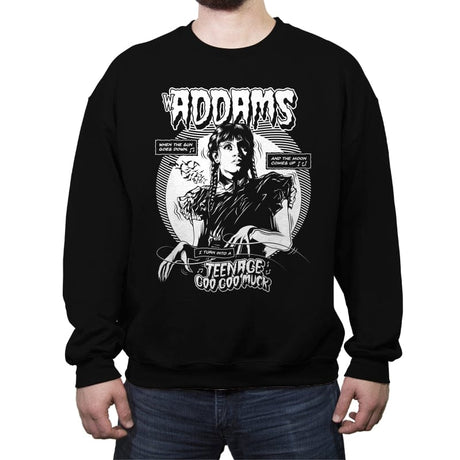 GOO GOO MUCK - Crew Neck Sweatshirt Crew Neck Sweatshirt RIPT Apparel Small / Black