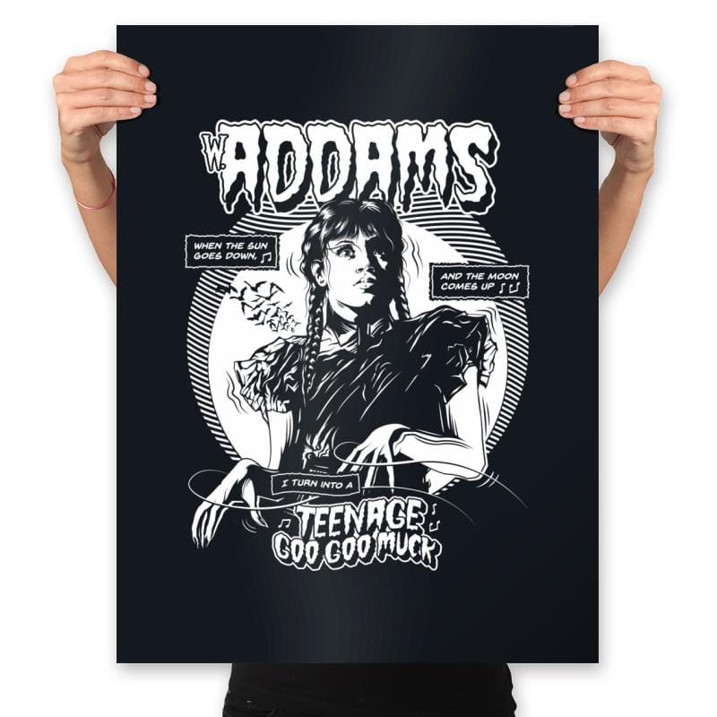 GOO GOO MUCK - Prints Posters RIPT Apparel 18x24 / Black