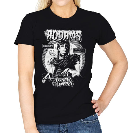 GOO GOO MUCK - Womens T-Shirts RIPT Apparel Small / Black