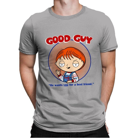 Good Guy - Mens Premium T-Shirts RIPT Apparel Small / Light Grey