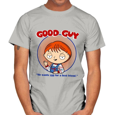 Good Guy - Mens T-Shirts RIPT Apparel Small / Ice Grey