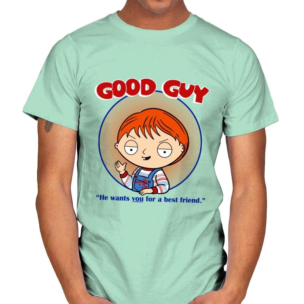 Good Guy - Mens T-Shirts RIPT Apparel Small / Mint Green