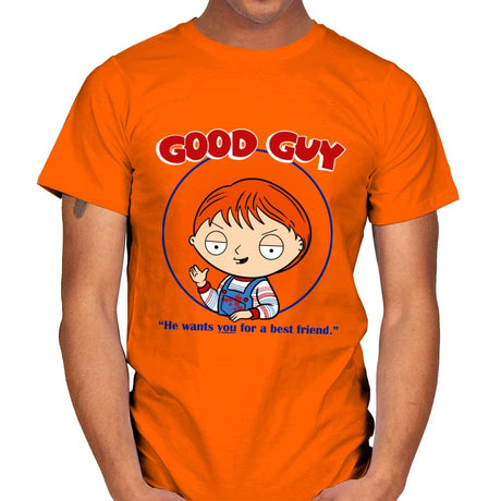 Good Guy - Mens T-Shirts RIPT Apparel Small / Orange