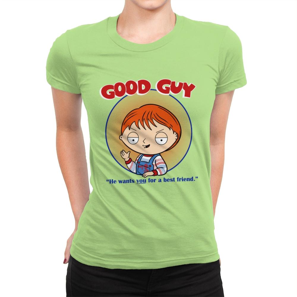 Good Guy - Womens Premium T-Shirts RIPT Apparel Small / Mint