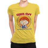 Good Guy - Womens Premium T-Shirts RIPT Apparel Small / Vibrant Yellow