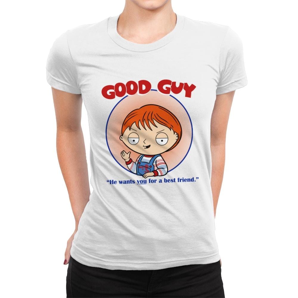 Good Guy - Womens Premium T-Shirts RIPT Apparel Small / White