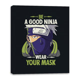 Good Ninja - Canvas Wraps Canvas Wraps RIPT Apparel 16x20 / Black