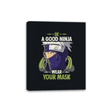 Good Ninja - Canvas Wraps Canvas Wraps RIPT Apparel 8x10 / Black