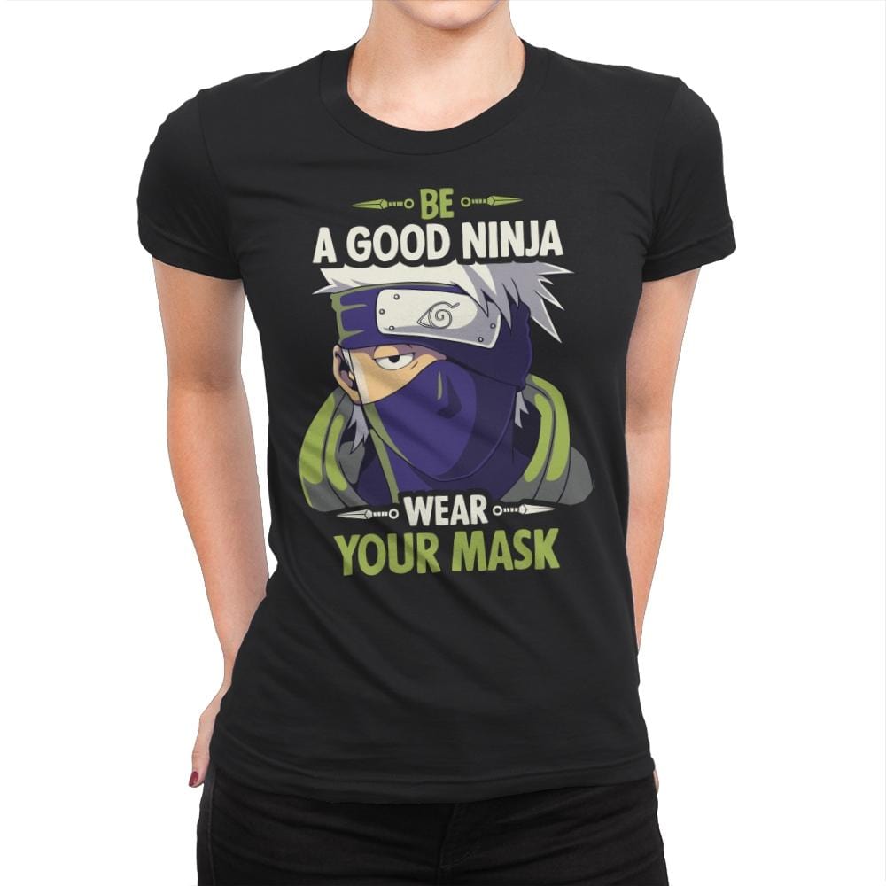 Good Ninja - Womens Premium T-Shirts RIPT Apparel Small / Black