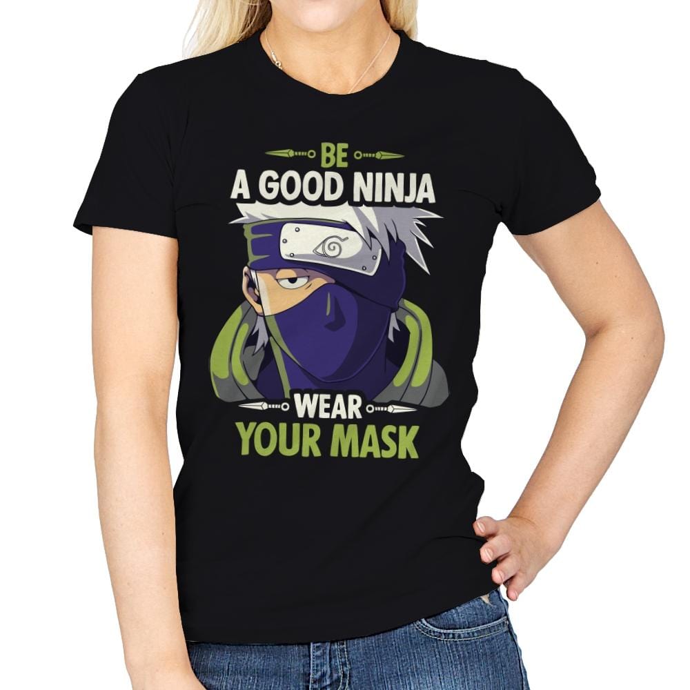 Good Ninja - Womens T-Shirts RIPT Apparel Small / Black