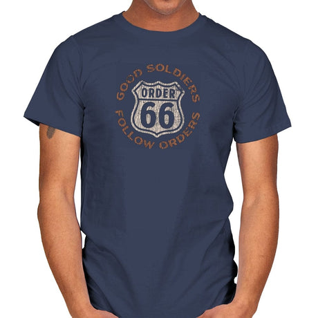Good Soldiers Follow Orders - Mens T-Shirts RIPT Apparel Small / Navy