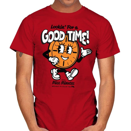 Good Time - Mens T-Shirts RIPT Apparel Small / Red