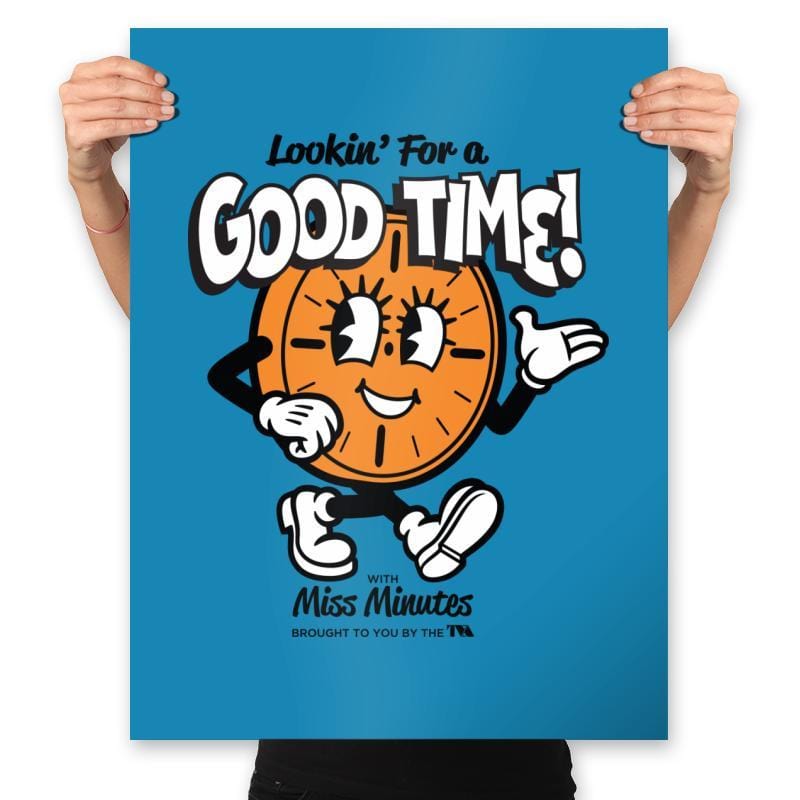 Good Time - Prints Posters RIPT Apparel 18x24 / Sapphire
