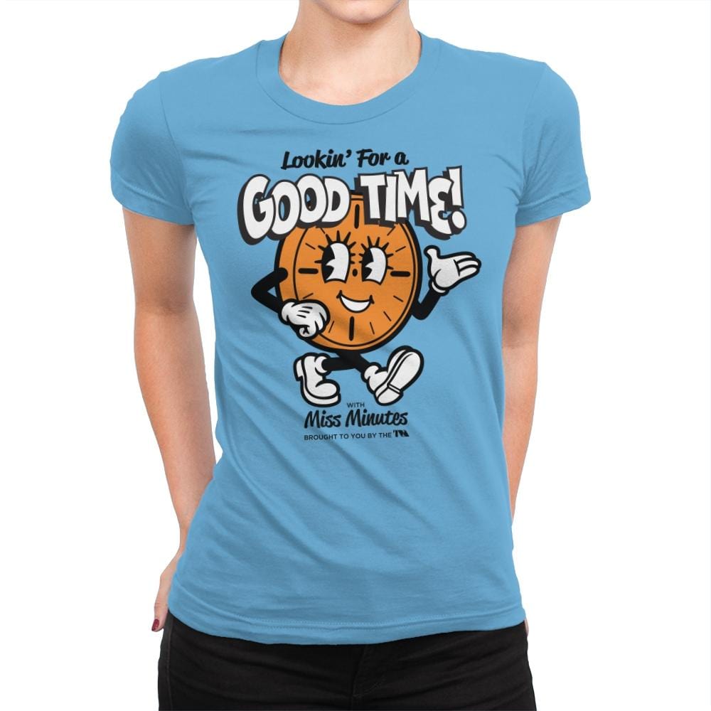 Good Time - Womens Premium T-Shirts RIPT Apparel Small / Turquoise