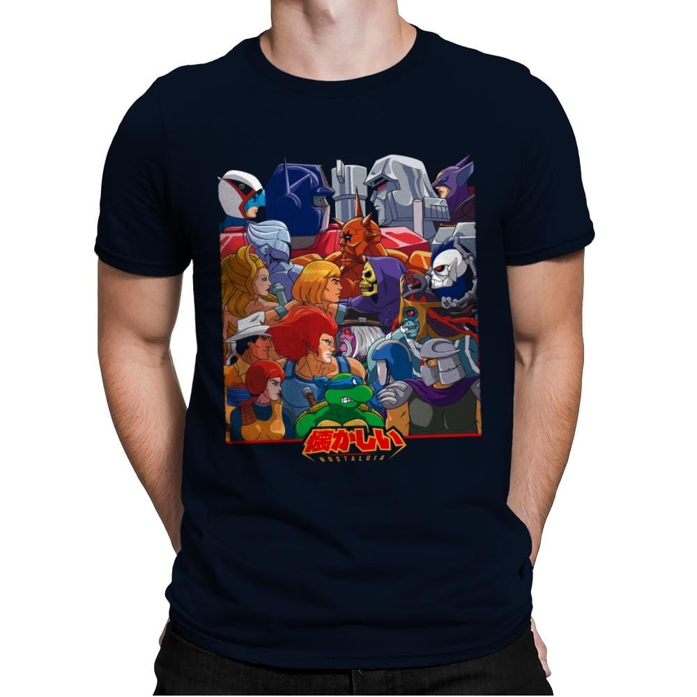 Good Versus Evil - Mens Premium T-Shirts RIPT Apparel Small / Midnight Navy