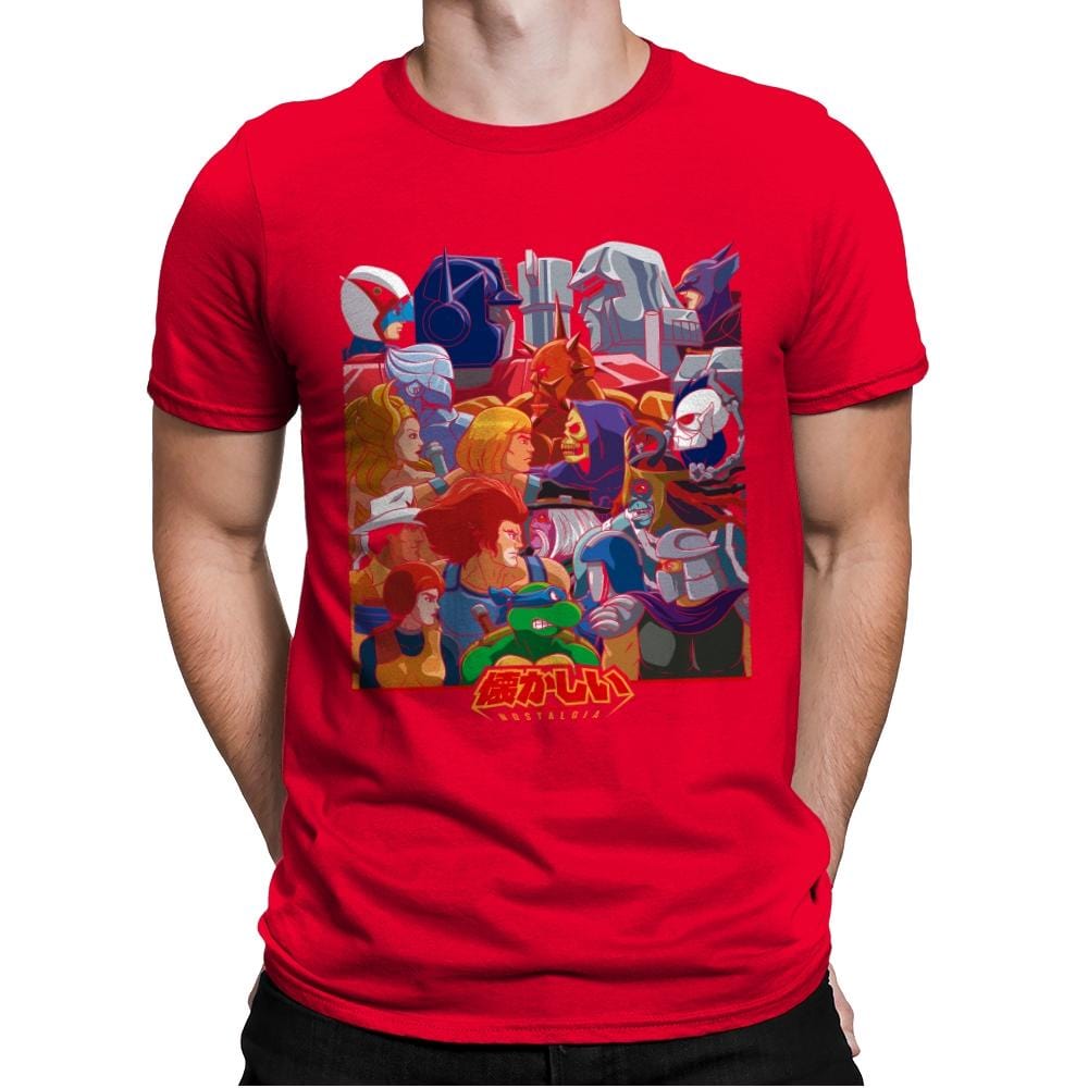 Good Versus Evil - Mens Premium T-Shirts RIPT Apparel Small / Red