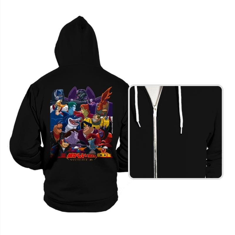 Good vs Evil 90's - Hoodies Hoodies RIPT Apparel Small / Black