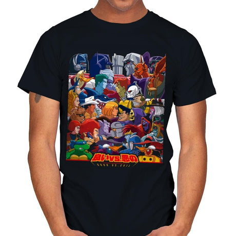 Good vs. Evil - Mens T-Shirts RIPT Apparel Small / Black