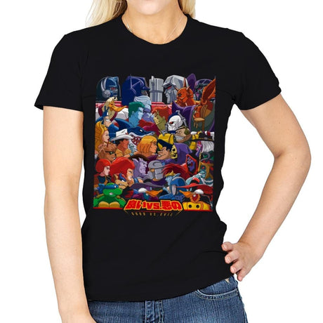 Good vs. Evil - Womens T-Shirts RIPT Apparel Small / Black