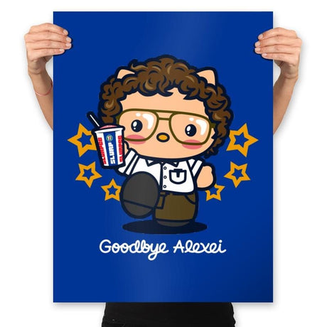 Goodbye Alexei - Prints Posters RIPT Apparel 18x24 / Royal