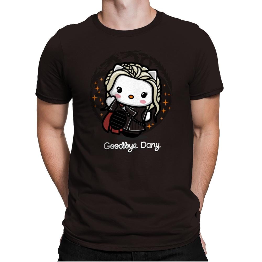 Goodbye Dany - Mens Premium T-Shirts RIPT Apparel Small / Dark Chocolate