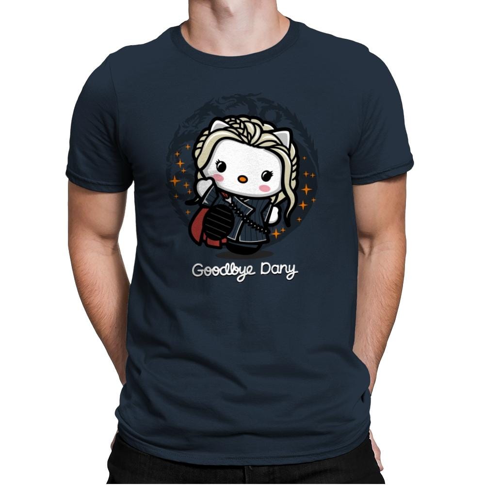 Goodbye Dany - Mens Premium T-Shirts RIPT Apparel Small / Indigo