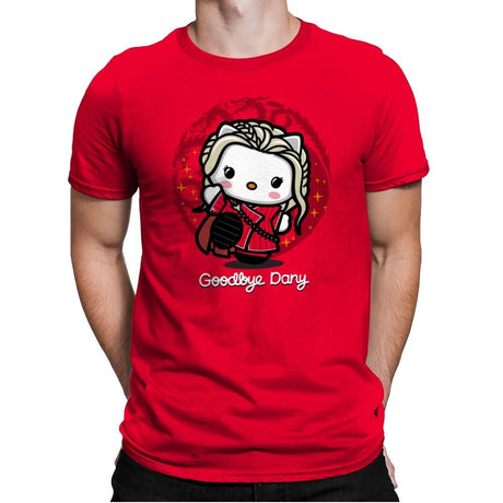 Goodbye Dany - Mens Premium T-Shirts RIPT Apparel Small / Red