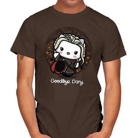 Goodbye Dany - Mens T-Shirts RIPT Apparel Small / Dark Chocolate