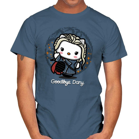 Goodbye Dany - Mens T-Shirts RIPT Apparel Small / Indigo Blue