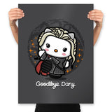 Goodbye Dany - Prints Posters RIPT Apparel 18x24 / Charcoal