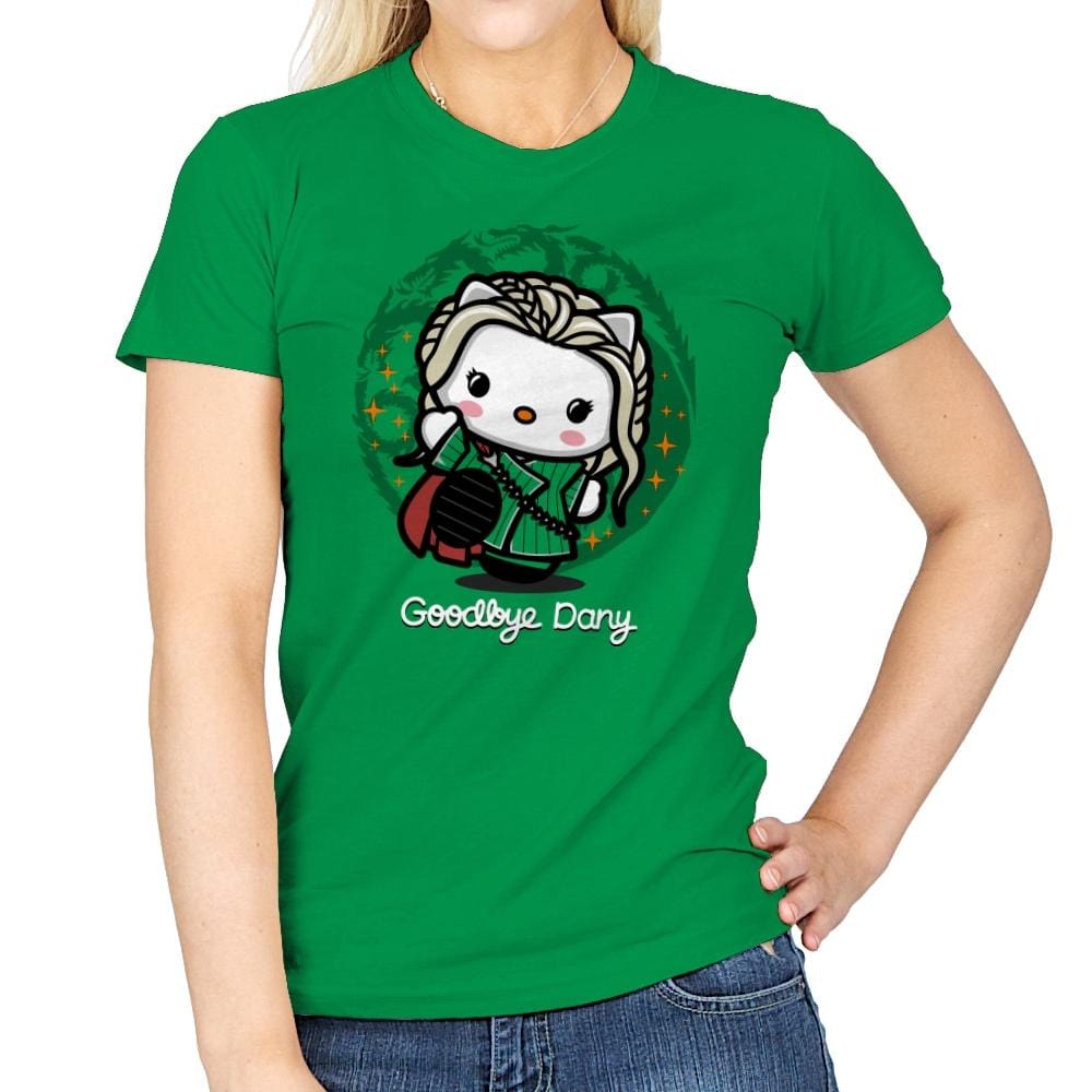 Goodbye Dany - Womens T-Shirts RIPT Apparel Small / Irish Green