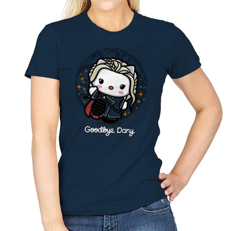 Goodbye Dany - Womens T-Shirts RIPT Apparel Small / Navy