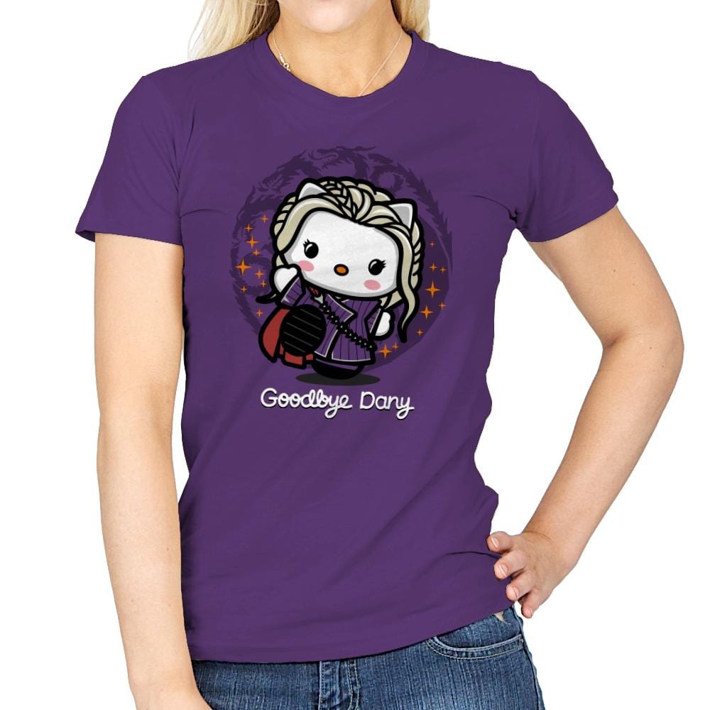 Goodbye Dany - Womens T-Shirts RIPT Apparel Small / Purple