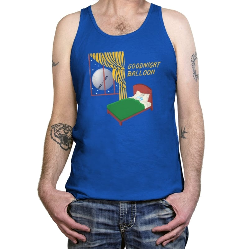 Goodnight Balloon - Tanktop Tanktop RIPT Apparel X-Small / True Royal