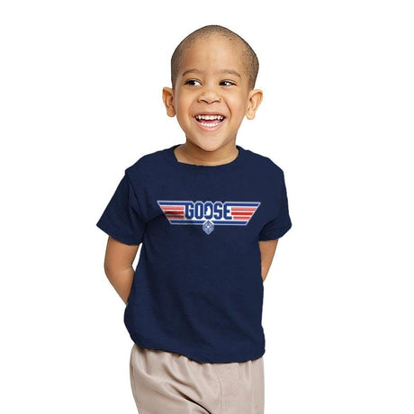 Goose - Youth T-Shirts RIPT Apparel X-small / Navy