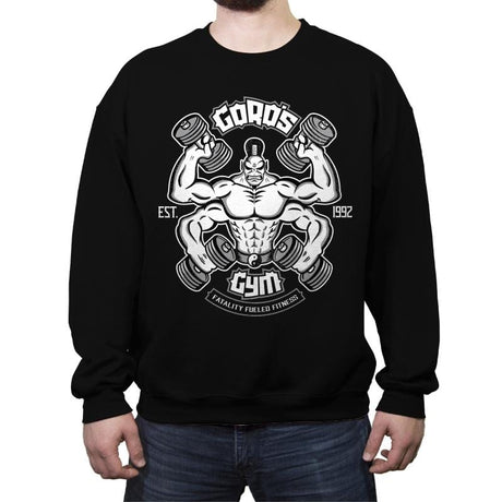 Goro's Gym 1992 - Crew Neck Sweatshirt Crew Neck Sweatshirt RIPT Apparel