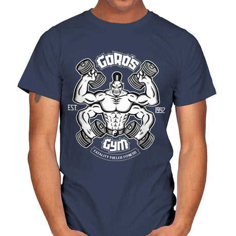 Goro's Gym 1992 - Mens T-Shirts RIPT Apparel Small / Navy