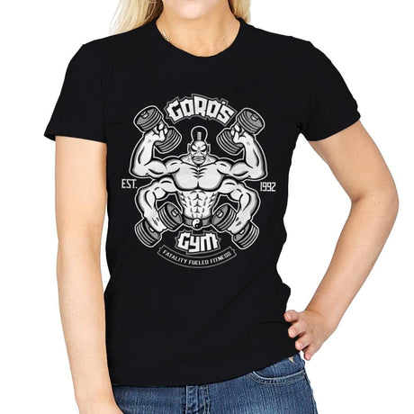 Goro's Gym 1992 - Womens T-Shirts RIPT Apparel Small / Black