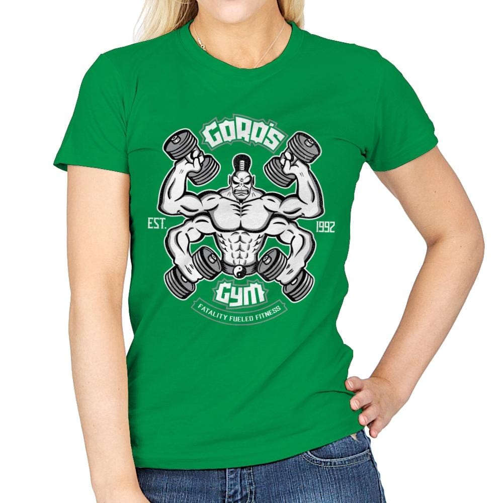 Goro's Gym 1992 - Womens T-Shirts RIPT Apparel Small / Irish Green