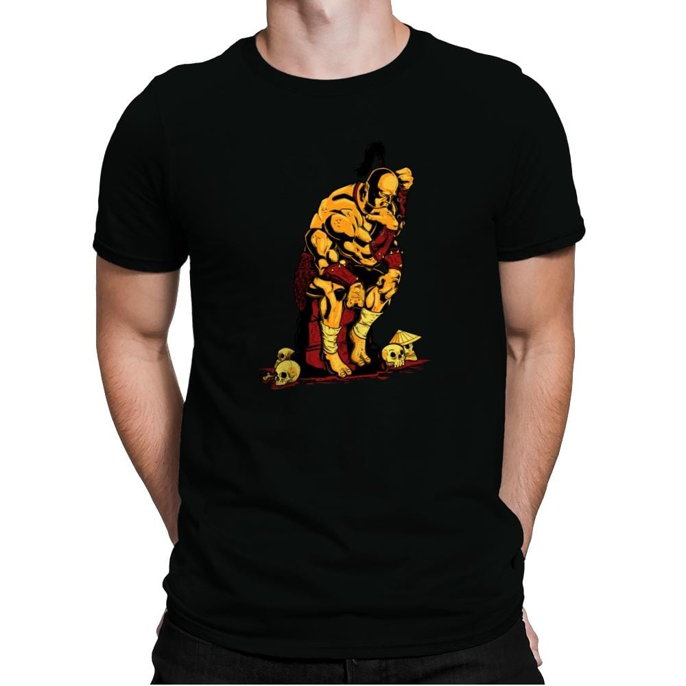 Goro The Thinker Exclusive - Mens Premium T-Shirts RIPT Apparel Small / Black