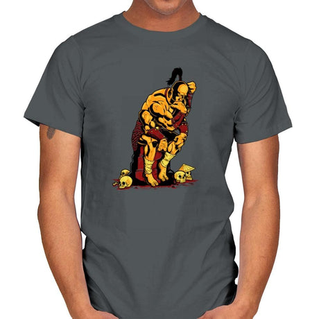 Goro The Thinker Exclusive - Mens T-Shirts RIPT Apparel Small / Charcoal
