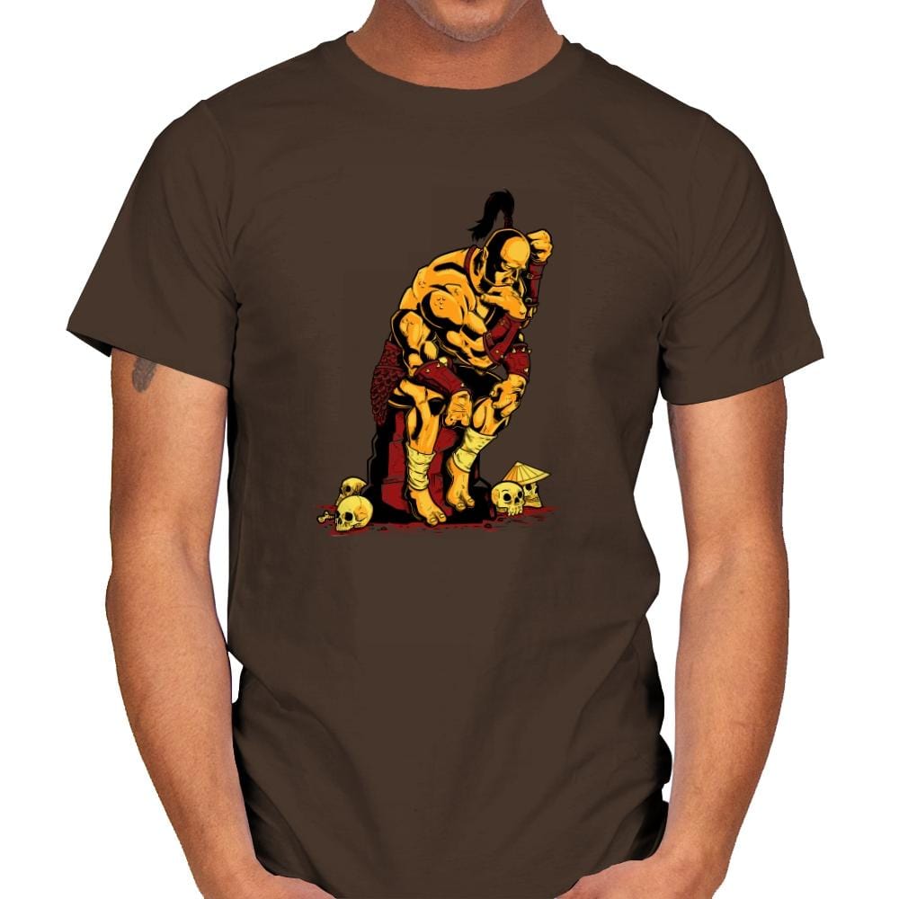 Goro The Thinker Exclusive - Mens T-Shirts RIPT Apparel Small / Dark Chocolate