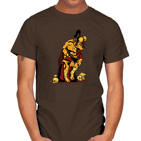 Goro The Thinker Exclusive - Mens T-Shirts RIPT Apparel Small / Dark Chocolate