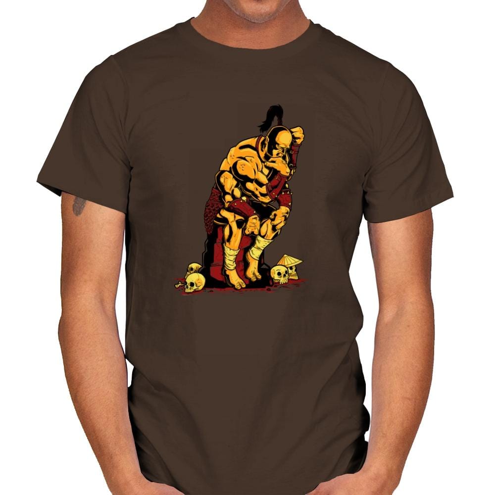 Goro The Thinker Exclusive - Mens T-Shirts RIPT Apparel Small / Dark Chocolate