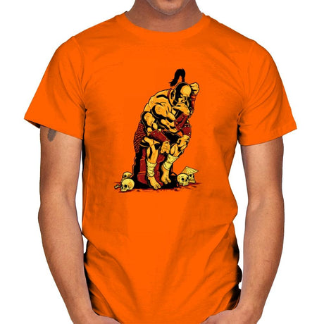 Goro The Thinker Exclusive - Mens T-Shirts RIPT Apparel Small / Orange